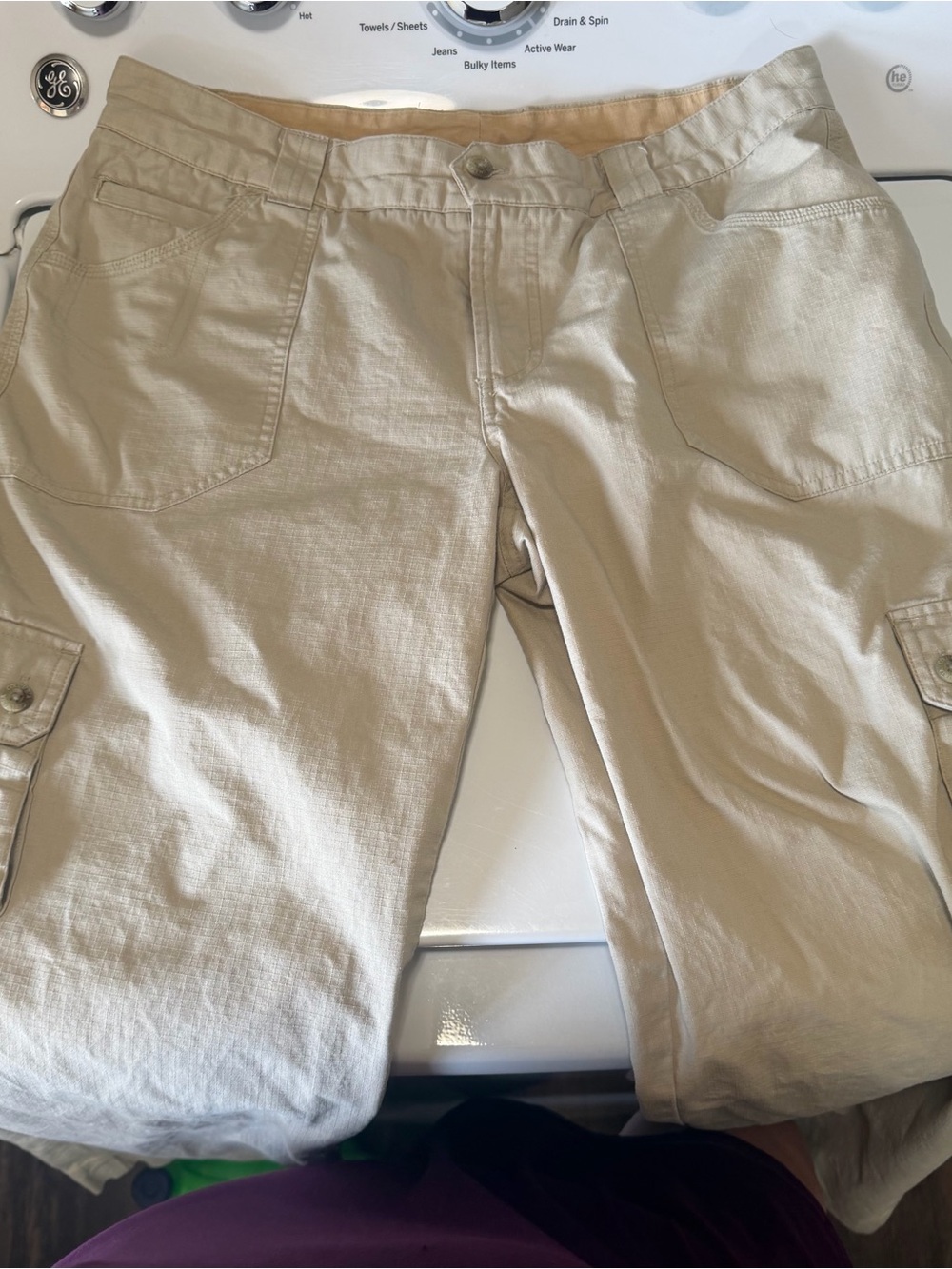 Columbia Women's Tan Cargo Trousers size 12 Long